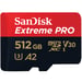 SanDisk Extreme Pro 512 GB MicroSD UHS-I Clase 10