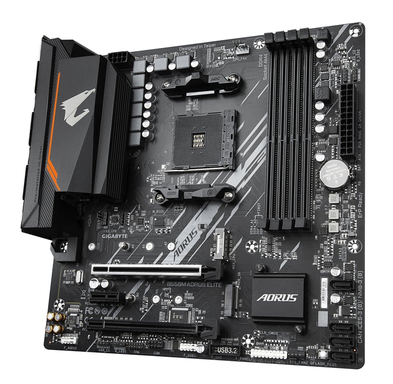 GIGABYTE B550M AORUS ELITE carte mère AMD B550 Emplacement AM4 micro ATX - Neuf