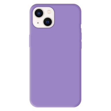 Coque silicone unie Mat Violet compatible Apple iPhone 13