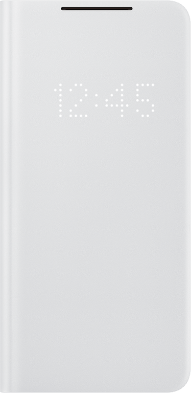Folio LED View Cover Gris Clair pour Samsung G S21+ 5G Samsung