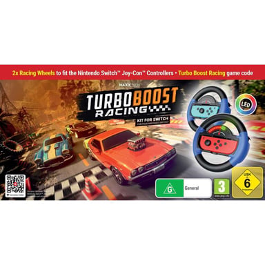 Kit Turbo Booster Racing (volanti + gioco) Nintendo Switch (codice di download)