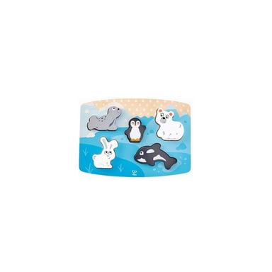 Puzzle táctil de animales polares - Despierta los sentidos de tu hijo
