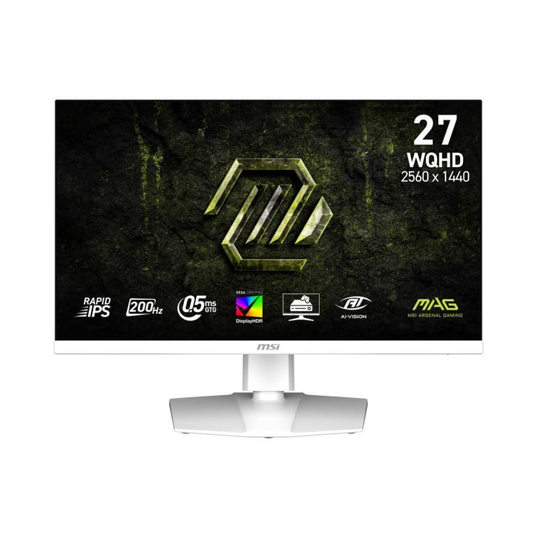 Écran PC MSI MAG 274QRFW E20 27 Quad HD 200Hz Rapid IPS HDR400 - vue 2
