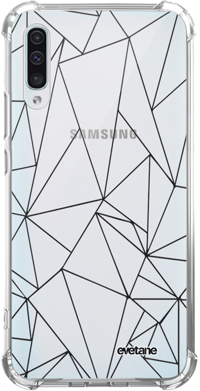 Evetane Coque compatible avec Samsung Galaxy A50 silicone coins antichocs solide protection complète