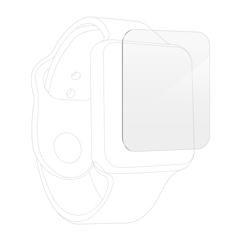 InvisibleShield Glass Fusion+ Protecteur d'écran Noir, Transparent