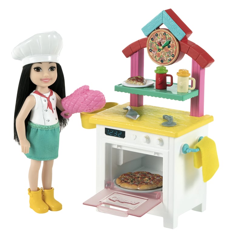 Barbie Chelsea Pizza Chef - Neuf