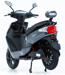 Leo50 Evo - Scooter électrique 50cc - moteur 2500 W - batterie 60V 30Ah, gris
