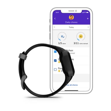 Braccialetto Vivofit Jr. 3 Mip Connected 1,4 (0,55'') Nero