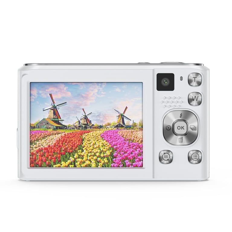 Appareil photo numérique 4K HD avec objectif avant et arrière et stabilisation Neuf - vue 5