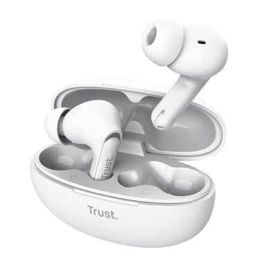 Trust Yavi Cuffie stereo senza fili (TWS) chiamate/musica USB Type-C Bluetooth Bianco