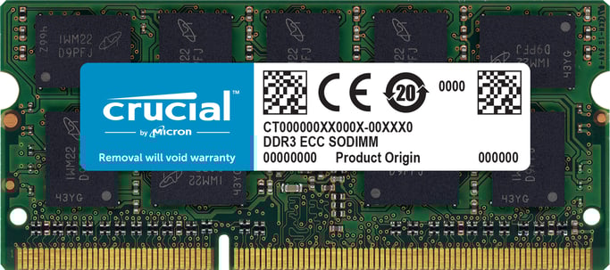 Modulo di memoria Crucial CT8G3S160BM 8 GB 1 x 8 GB DDR3 1600 MHz