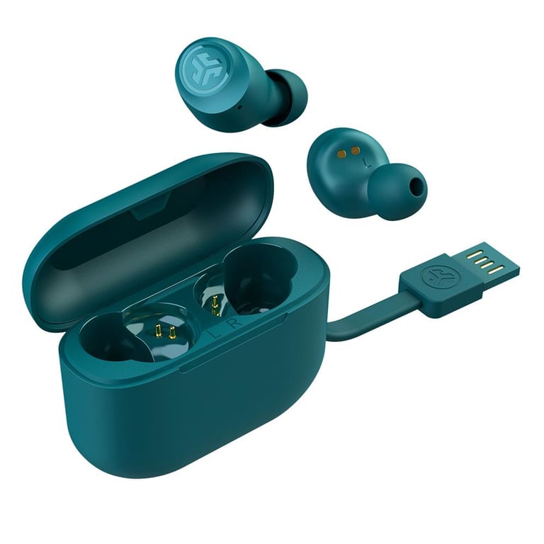 JLab GO Air POP True Wireless Écouteurs True Wireless Stereo (TWS) Ecouteurs Appels/Musique Bluetooth Bleu - Neuf