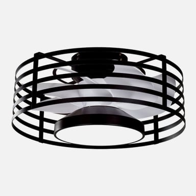 Ventilador de techo Fabrilamp xaloc 22W negro y blanco