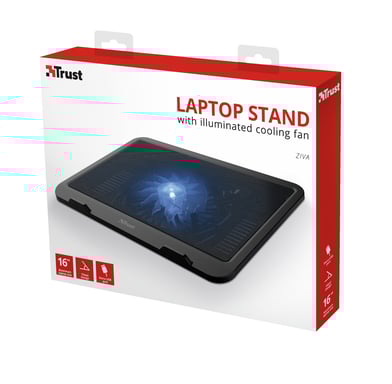 Trust 21962 système de refroidissement pour ordinateurs portables 40,6 cm (16'') Noir