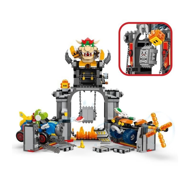 Lego Super Mario Mario Kart Château de Bowser - vue 4