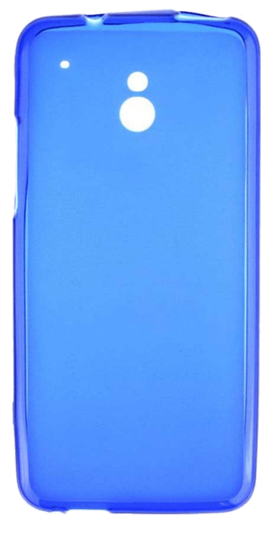 Coque silicone unie compatible Givré Bleu HTC One Mini