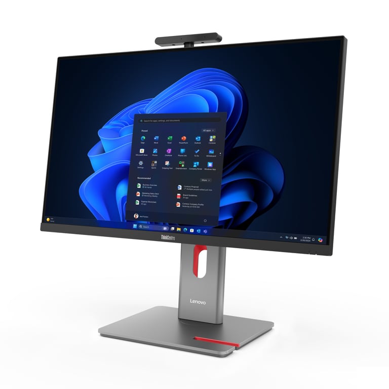 Lenovo ThinkCentre M90a Pro Gen 6 Intel Core Ultra 5 225 68,6 cm (27 ) 2560 x 1440 pixels PC All-in-One 16 Go DDR5-SDRAM 512 Go SSD Windows 11 Pro Wi-Fi 6E (802.11ax) Noir - Neuf Noir - vue 2