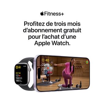 Apple Watch Series 11 GPS 46mm Boitier en Aluminium Noir de Jais avec Black Sport Band - S/M