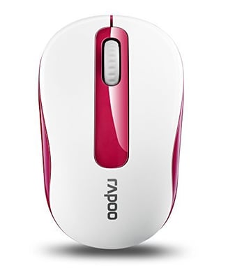 Ratón óptico inalámbrico ''M10 Plus'' 2,4 GHz, rojo