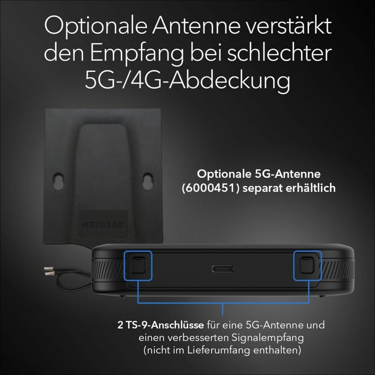 NETGEAR M3 routeur sans fil Bi-bande (2,4 GHz / 5 GHz) Noir - Neuf