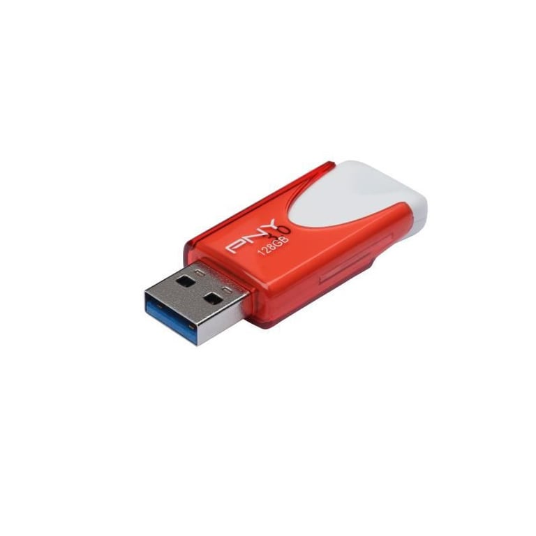 PNY Clé USB 3.0 Attaché 4 128 Go - Rouge