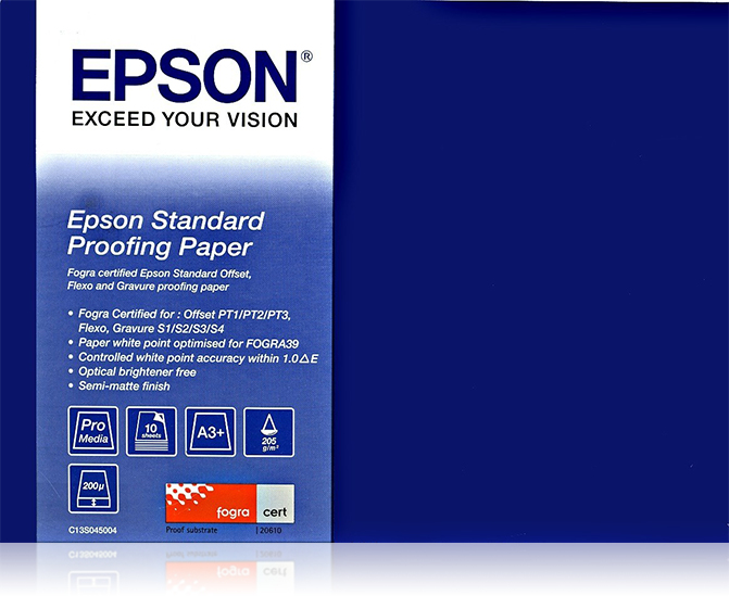 Epson Proofing Paper Standard Semi 9 mils Rouleau 43 2 cm x 30 5 240 gm² 1 rouleau x papier épreuve pour SureColor SC P10000 P20000 P6000 P7000 P7500 P8000 P9000... - vue 2