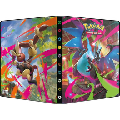Carpeta rígida Pokémon Cartas coleccionables EV Cuaderno organizador de cartas 252 cartas Cubierta brillante multicolor