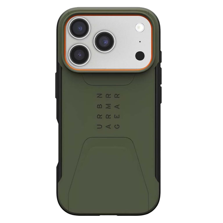 UAG Funda para iPhone 17 Pro Compatible con MagSafe, diseño hexagonal, serie Civilian Vert olive - Nuevo