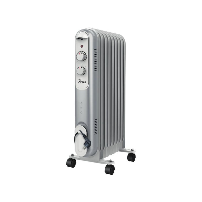 Radiateur à Circulation d'Huile 2000W – Thermostat – 3 Niveaux de Puissance