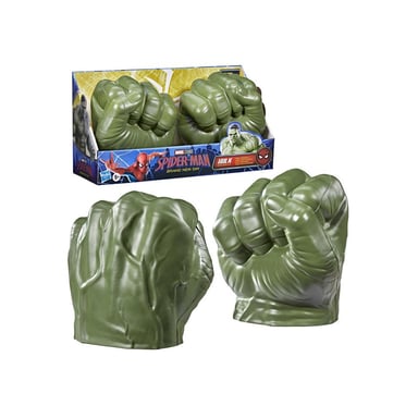 Accessorio travestimento HASBRO Marvel Spider-Man Brand New Day Pugni fracassanti Hulk in schiuma (2 pezzi) Verde
