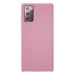 Coque silicone unie Soft Touch Rose compatible Samsung Galaxy Note 20