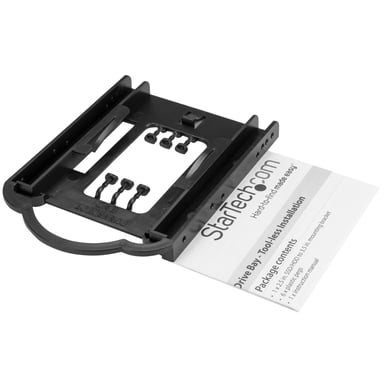StarTech.com Support de Montage pour HDD/SDD 2.5'' pour Baie de Lecteur 3.5'' - Installation sans Outil - Support d'Adaptation pour Disque Dur 2.5'' SSD