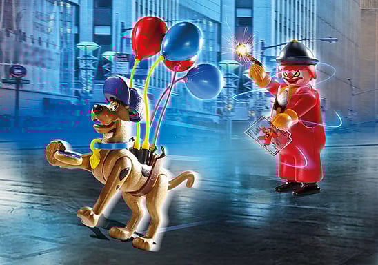 Playmobil SCOOBY-DOO con fantasma payaso