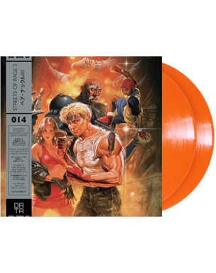 Streets Of Rage 3 Translucent Orange OST Vinyle - 2LP