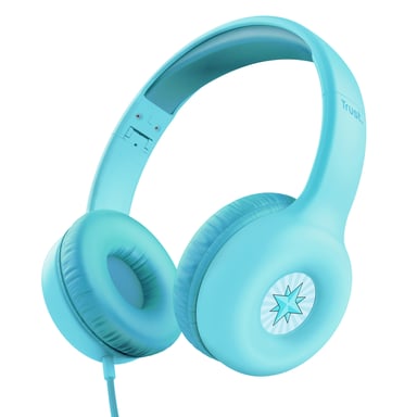 Auriculares Infantiles Trust Nouna Kids- con Micrófono- Azules