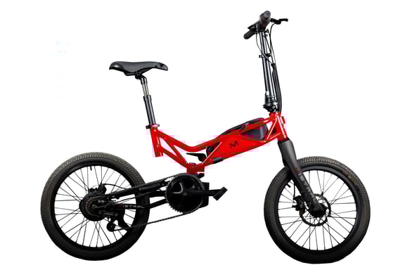 Bici Elettrica Pieghevole Mistral Evo Line Rossa