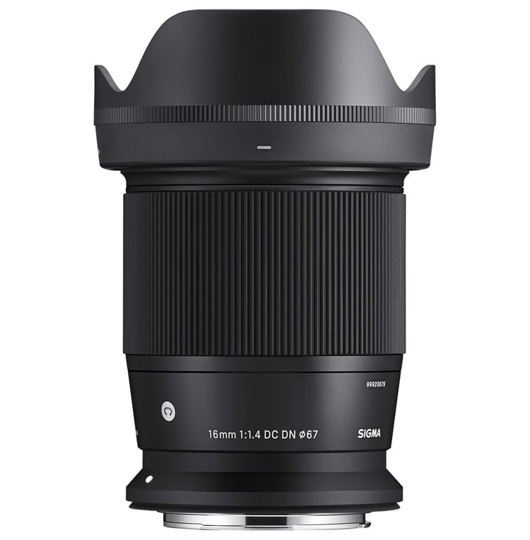 Sigma 16mm F1.4 DC DN | C, Canon RF MILC Grand-angle Noir - Neuf