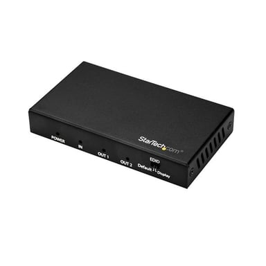 StarTech.com - ST122HD202 - Divisor HDMI 1 entrada 4 salidas - Divisor HDMI 2.0 a 2 puertos 4K 60 Hz - HDR