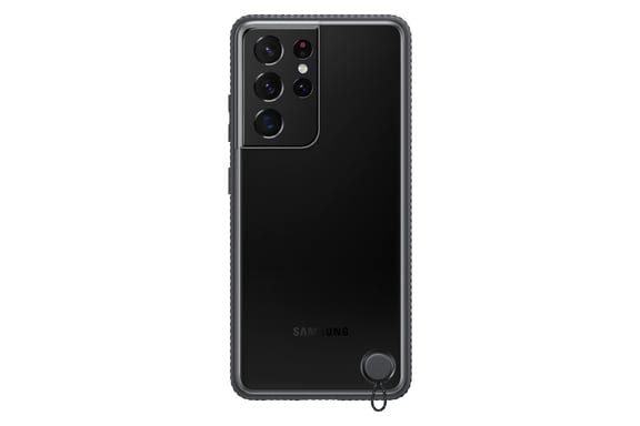Samsung EF-GG998 coque de protection pour téléphones portables 17,3 cm (6.8'') Housse Noir, Transparent Samsung Galaxy S21 Ultra
