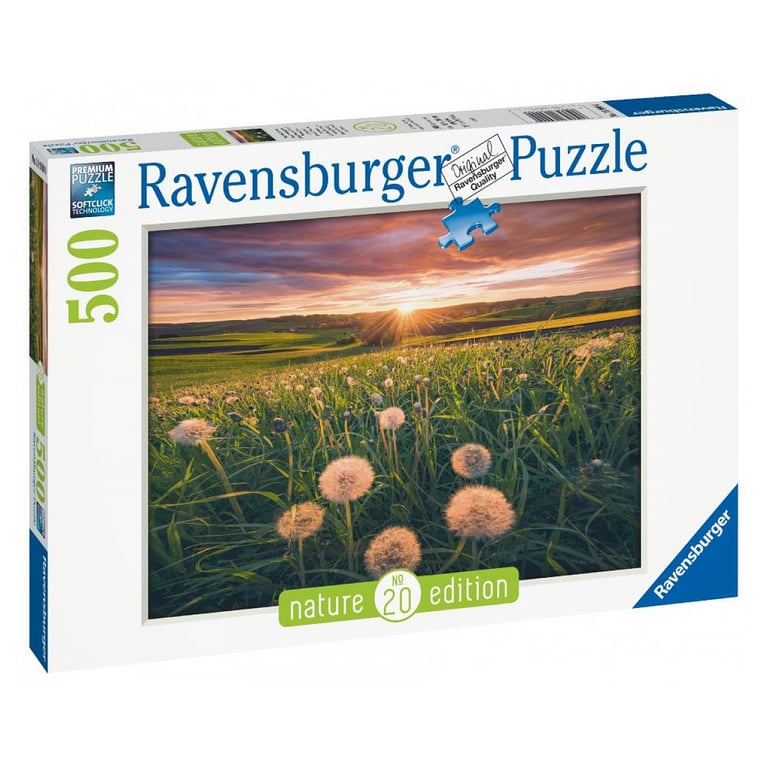 Puzzle 500 pièces : Pissenlits au crépuscule Ravensburger France - vue 10