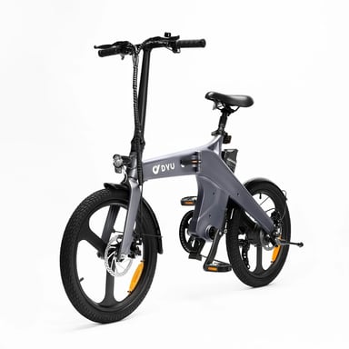 Bicicletta Elettrica DYU T1 | Velocità Massima 25 km/h | Autonomia 60 km | Motore 250W | Batteria 36V 10Ah | Pnei da 20 PolliciT