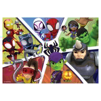 Coffret de Puzzles 2x24 pièces - Aventures de Spidey et ses Amis