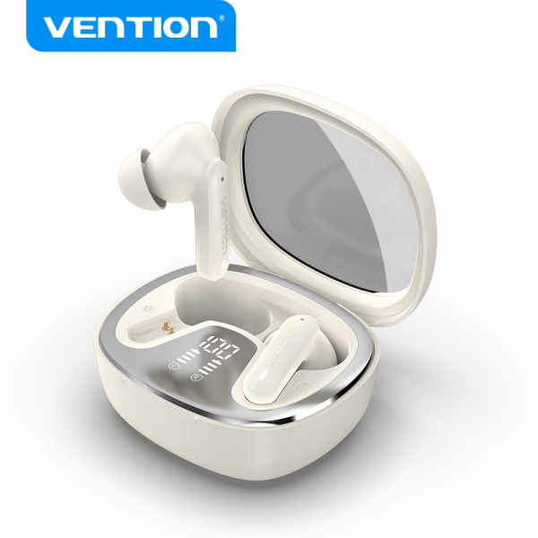 Casque Bluetooth 5.3 Vention avec étui de chargement Autonomie 7h Écran LED AIR A01 Couleur Neuf