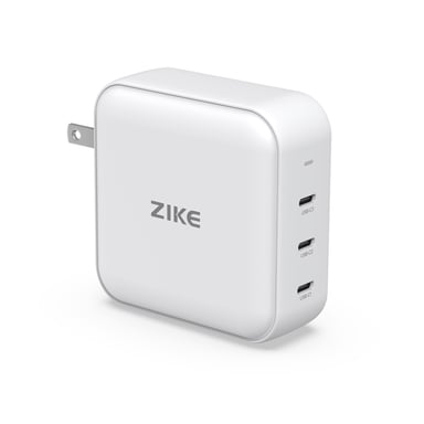 ZIKE Z1214 Adaptateur 140W GaN PD3.1 USB-C, Charge Rapide pour MacBook Pro et Écosystème Apple, 3 Ports Simultanés