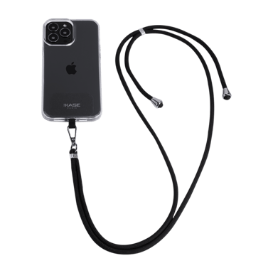 Tracolla universale e linguetta di fissaggio, nero notte