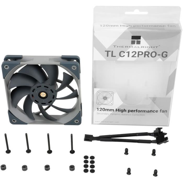 THERMALRIGHT TL C12PRO G Ventilateur PC 120mm 1850 RPM - vue 2