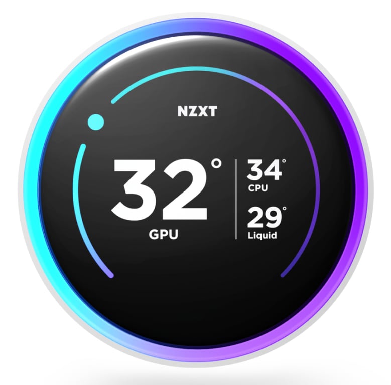 NZXT Kraken Elite 280 RGB Processeur Refroidisseur de liquide tout-en-un 14 cm Blanc 1 pièce(s) - Neuf