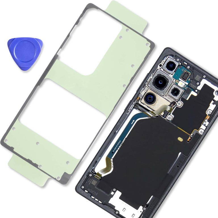Samsung Kit Adhésif Vitre Arrière Original pour Galaxy S25 Ultra avec vis et pad - vue 4
