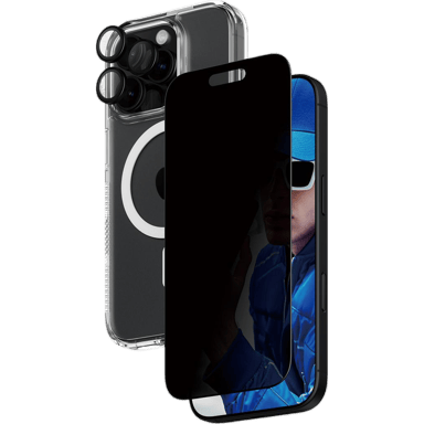 Pack de Protection PanzerGlass 3-en-1 pour iPhone 16 Pro Transparent