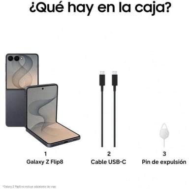 Galaxy Z Flip8 (5G) 512 GB, Grafite